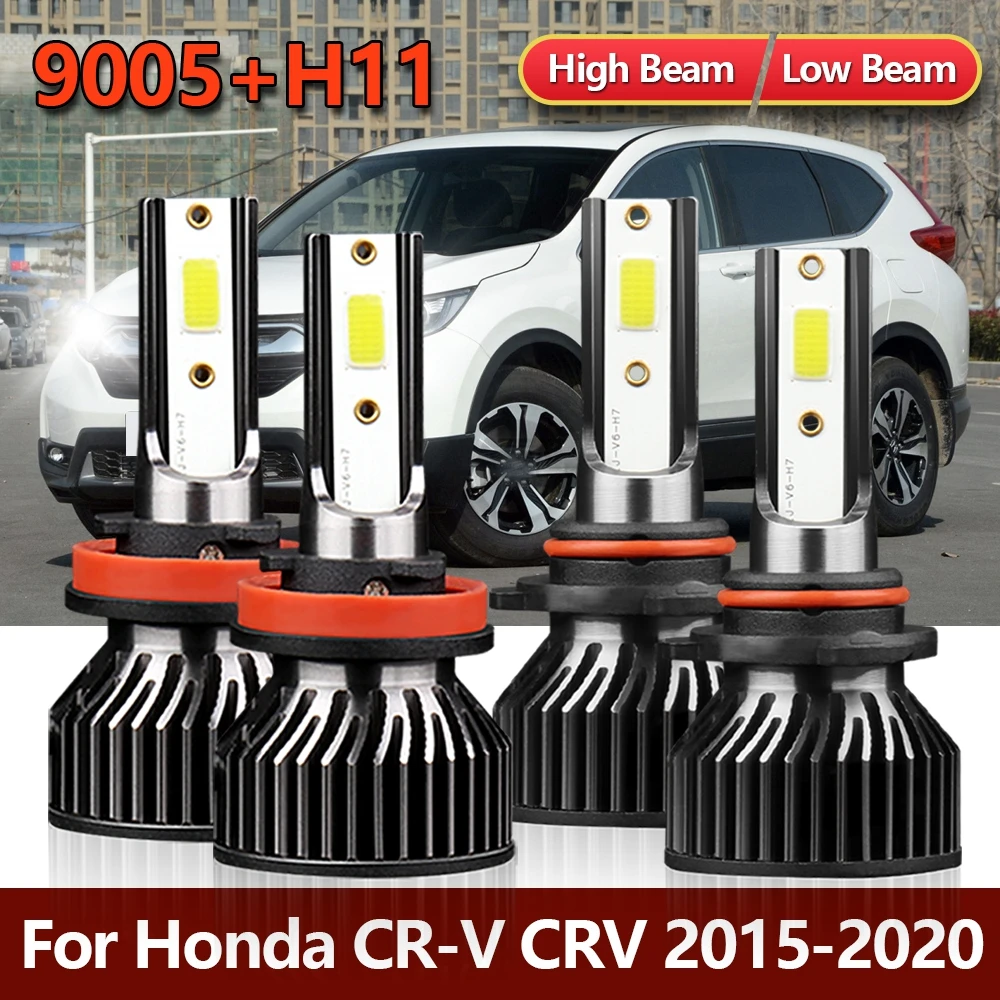 Светодиодный фары 9600LM для Honda CR-V CRV 2015 2016 2017 2018 2019 2020 2021 лампы 12 В Комплект 72 Вт 6000 К автомобильные лампы вентилятора 9005 H11 Turbo
Светодиодный фары 9600LM для Honda CR-V CRV 2015 2016 2017 2018 2019 2020 2021 лампы 12 В Комплект 72 Вт 6000 К автомобильные лампы вентилятора 9005 H11 Turbo