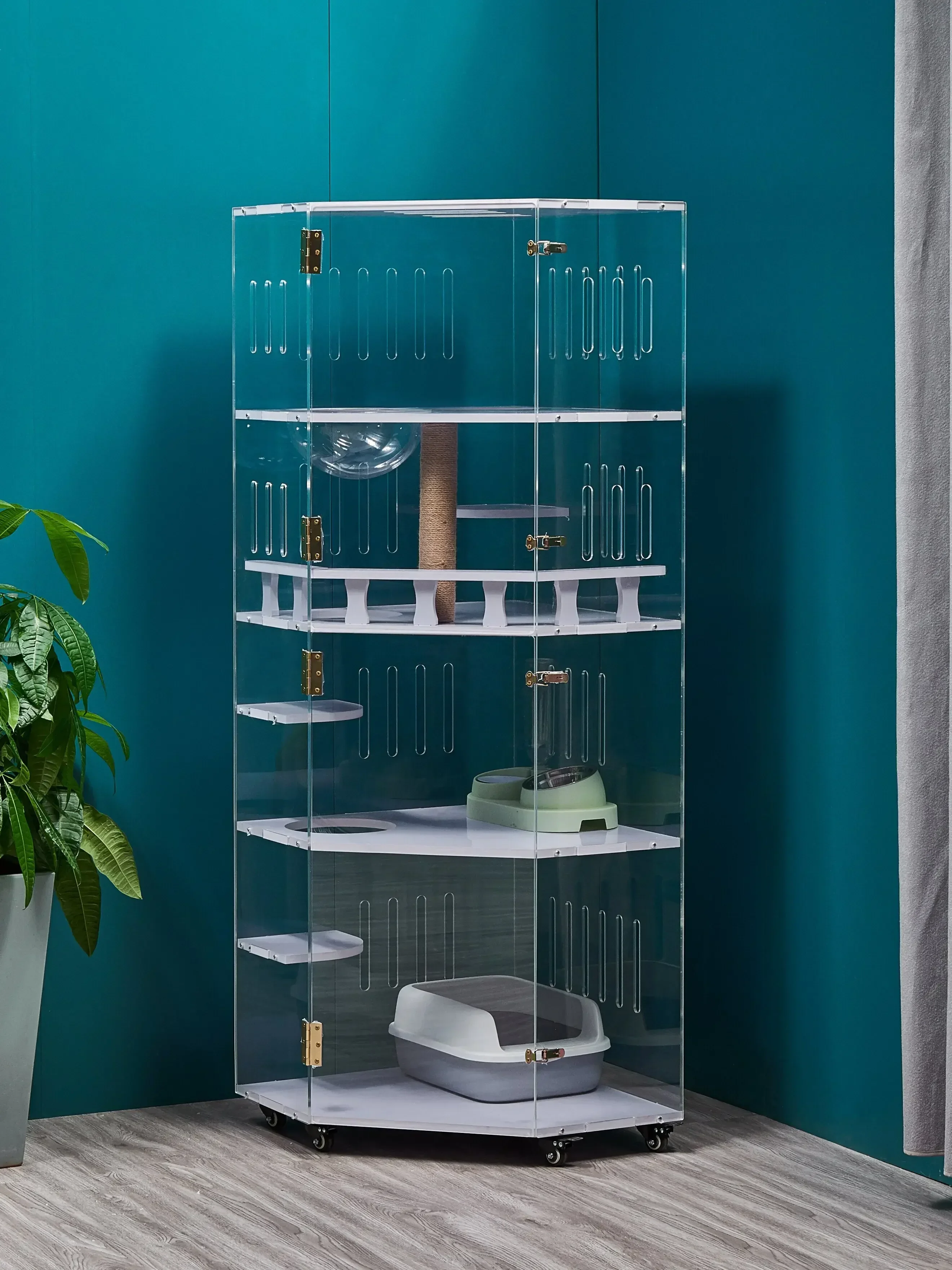 Hot sales Cat villa panoramic luxury home, electric can be placed in the cabinet, sandbox non-solid wood transparent acrylic
Hot sales Cat villa panoramic luxury home, electric can be placed in the cabinet, sandbox non-solid wood transparent acrylic