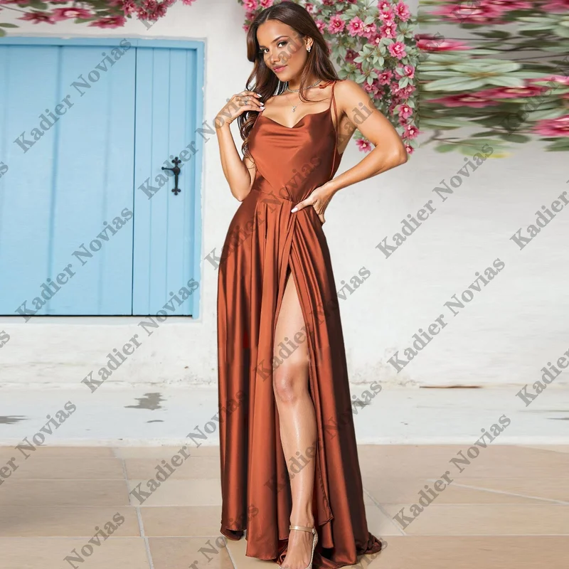 Sexy Long Dark Orange Bridesmaid Dresses with Slit African Black Girls Wedding Party Dresses Robes Invitee Mariage
Sexy Long Dark Orange Bridesmaid Dresses with Slit African Black Girls Wedding Party Dresses Robes Invitee Mariage