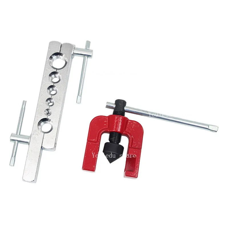 6 Dies Tube Cutter Flaring Tools Kit Tube Expander Expansion Mouthparts Pipe Cutter Tools 3/16-5/8 Air Brake Line Flaring Tubes
6 Dies Tube Cutter Flaring Tools Kit Tube Expander Expansion Mouthparts Pipe Cutter Tools 3/16-5/8 Air Brake Line Flaring Tubes