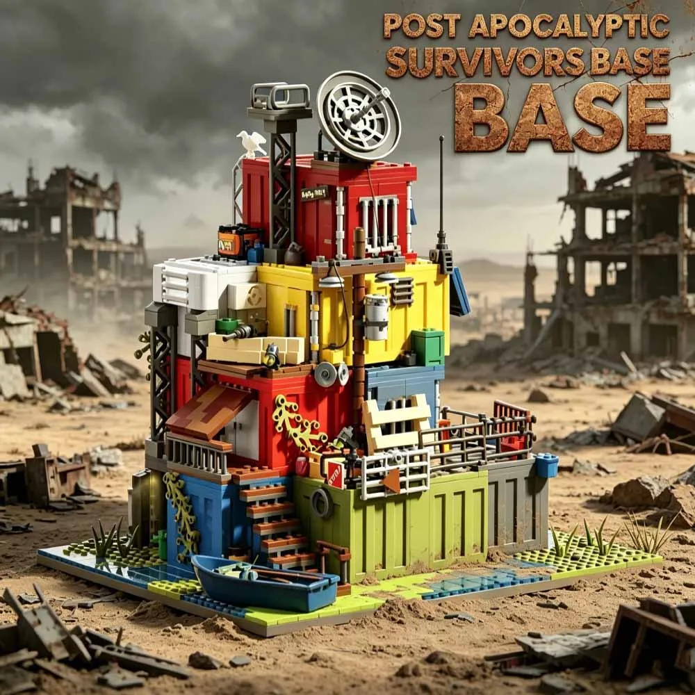 New 2859Pcs City Hot Street View Moc Modular Apocalyptic Survivors Base Model Custom Puzzle Diy Creative Ideas Kids Toys Gifts
New 2859Pcs City Hot Street View Moc Modular Apocalyptic Survivors Base Model Custom Puzzle Diy Creative Ideas Kids Toys Gifts