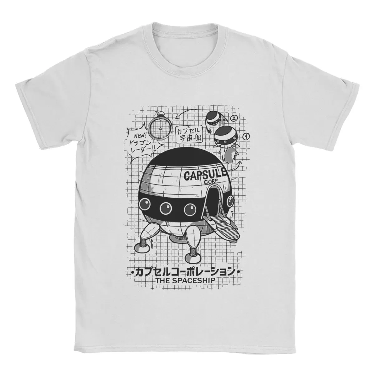 Camisetas para hombre Capsule Corp nave espacial algodón de manga corta Anime DBZing camiseta cuello redondo Tops Idea de regalo
Camisetas para hombre Capsule Corp nave espacial algodón de manga corta Anime DBZing camiseta cuello redondo Tops Idea de regalo