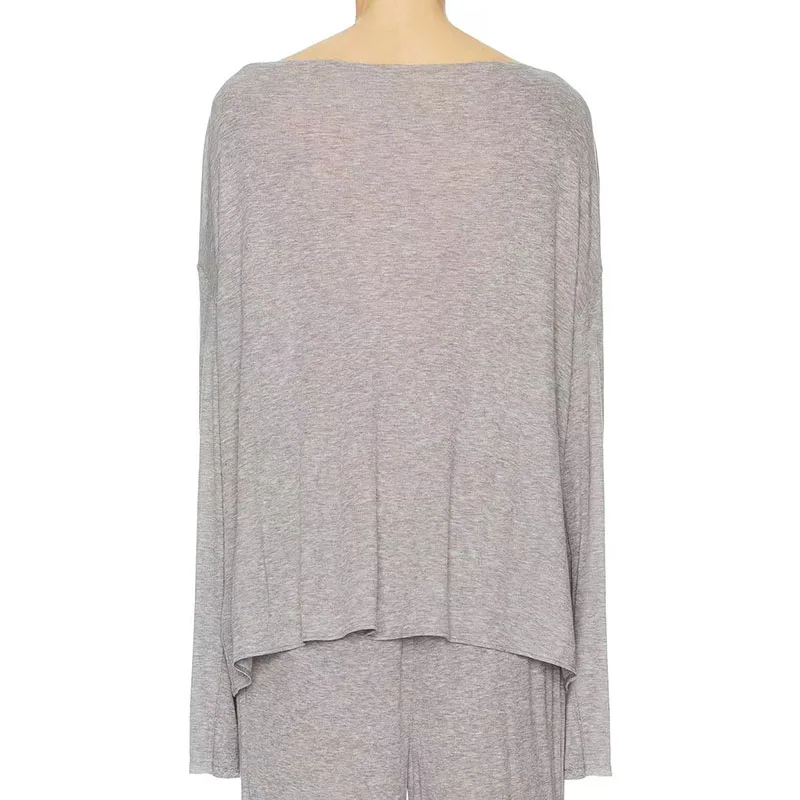 Silk wool ultra-thin knitted top, cozy breezy loose-fitting long-sleeved T-shirt, versatile slimming round-neck pullover
Silk wool ultra-thin knitted top, cozy breezy loose-fitting long-sleeved T-shirt, versatile slimming round-neck pullover