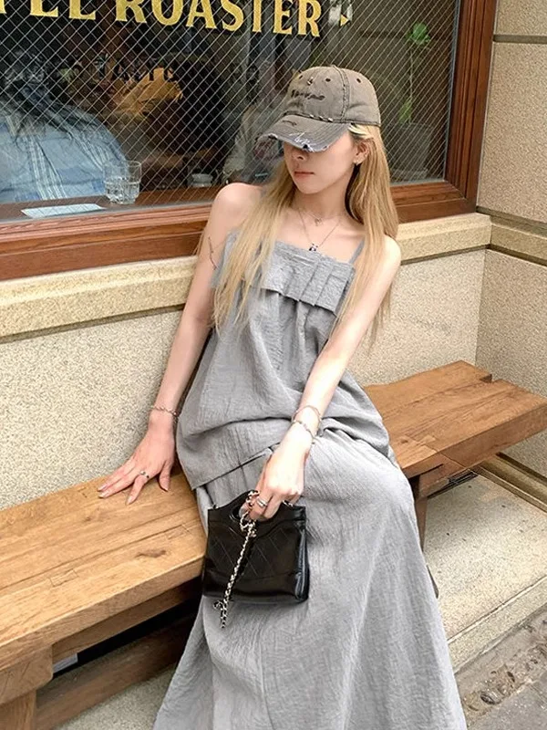 Chic Summer Casual Women's Two-Piece Set Cold Tone Bridesmaid Outfit f-Skirt Top Ensemble Commute Sle Summer Faion
Chic Summer Casual Women's Two-Piece Set Cold Tone Bridesmaid Outfit f-Skirt Top Ensemble Commute Sle Summer Faion