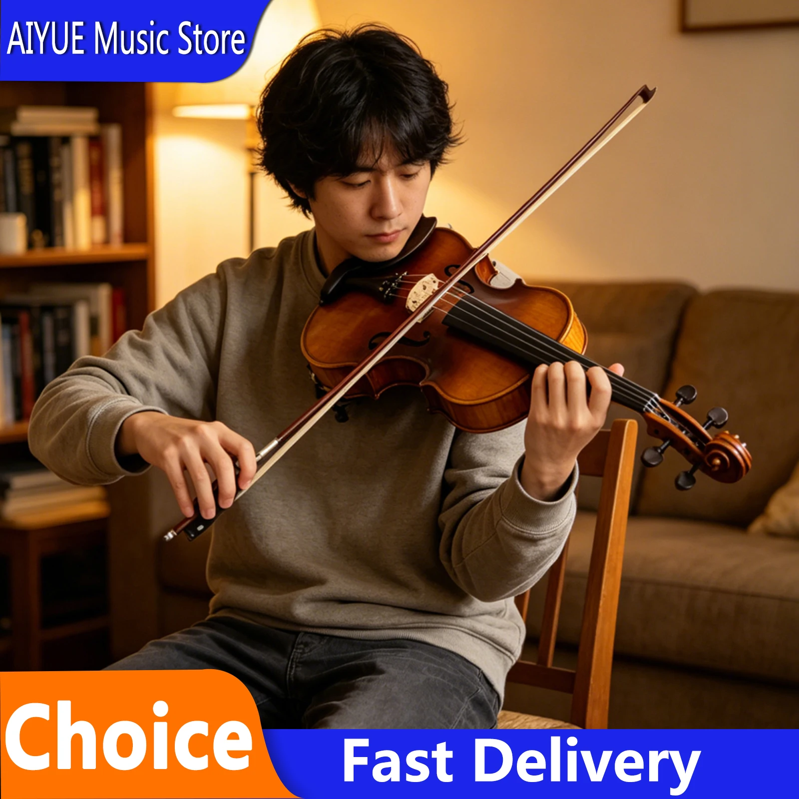 Aston Villa 4/4 Electric Violin AV-EQ20 Basswood Body Ebony Accessories Suitable for Beginners/Performers Violin With Accessory
Aston Villa 4/4 Electric Violin AV-EQ20 Basswood Body Ebony Accessories Suitable for Beginners/Performers Violin With Accessory