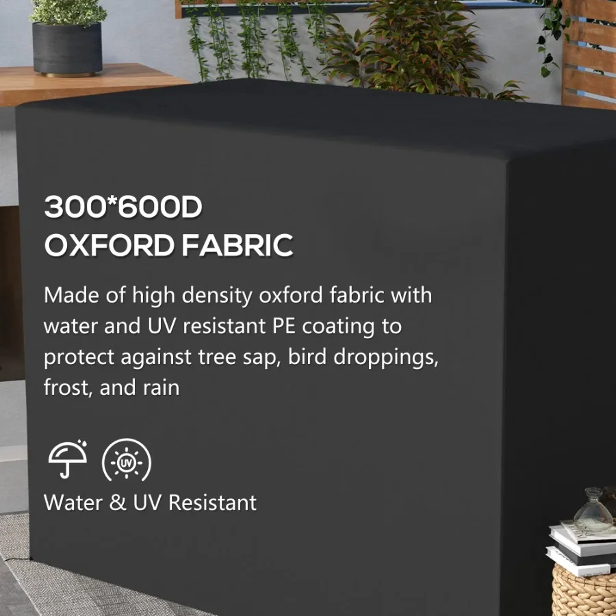 600D Oxford 3-Seater Patio Swing Cover Outdoor Swing Chair Cover Rain Protection Waterproof Anti-UV, Dark Gray
600D Oxford 3-Seater Patio Swing Cover Outdoor Swing Chair Cover Rain Protection Waterproof Anti-UV, Dark Gray