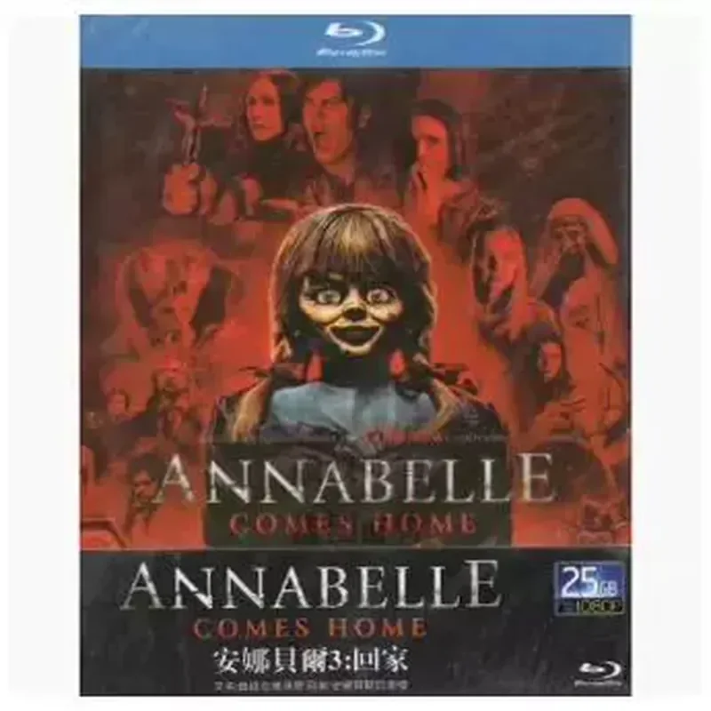 BD Blu-ray High Definition Film Annabelle Trilogy Annabelle 123 English and Chinese Subtitles 3-Disc Box Set
BD Blu-ray High Definition Film Annabelle Trilogy Annabelle 123 English and Chinese Subtitles 3-Disc Box Set