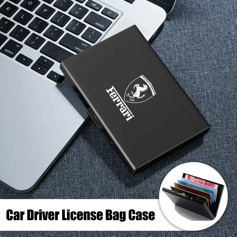 Stainless Steel Metal Car Driver License Case Card Box For Ferrari Roma Spider SF90 Superfast Competizione LaFerrari Accessories
Stainless Steel Metal Car Driver License Case Card Box For Ferrari Roma Spider SF90 Superfast Competizione LaFerrari Accessories