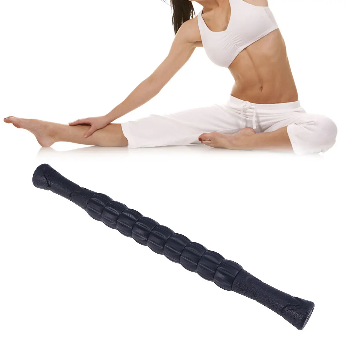 Portable Massage Bar for Sore Muscles Black Muscle Roller Stick Fast Recovery Travel-Friendly Design Trigger Point Therapy
Portable Massage Bar for Sore Muscles Black Muscle Roller Stick Fast Recovery Travel-Friendly Design Trigger Point Therapy