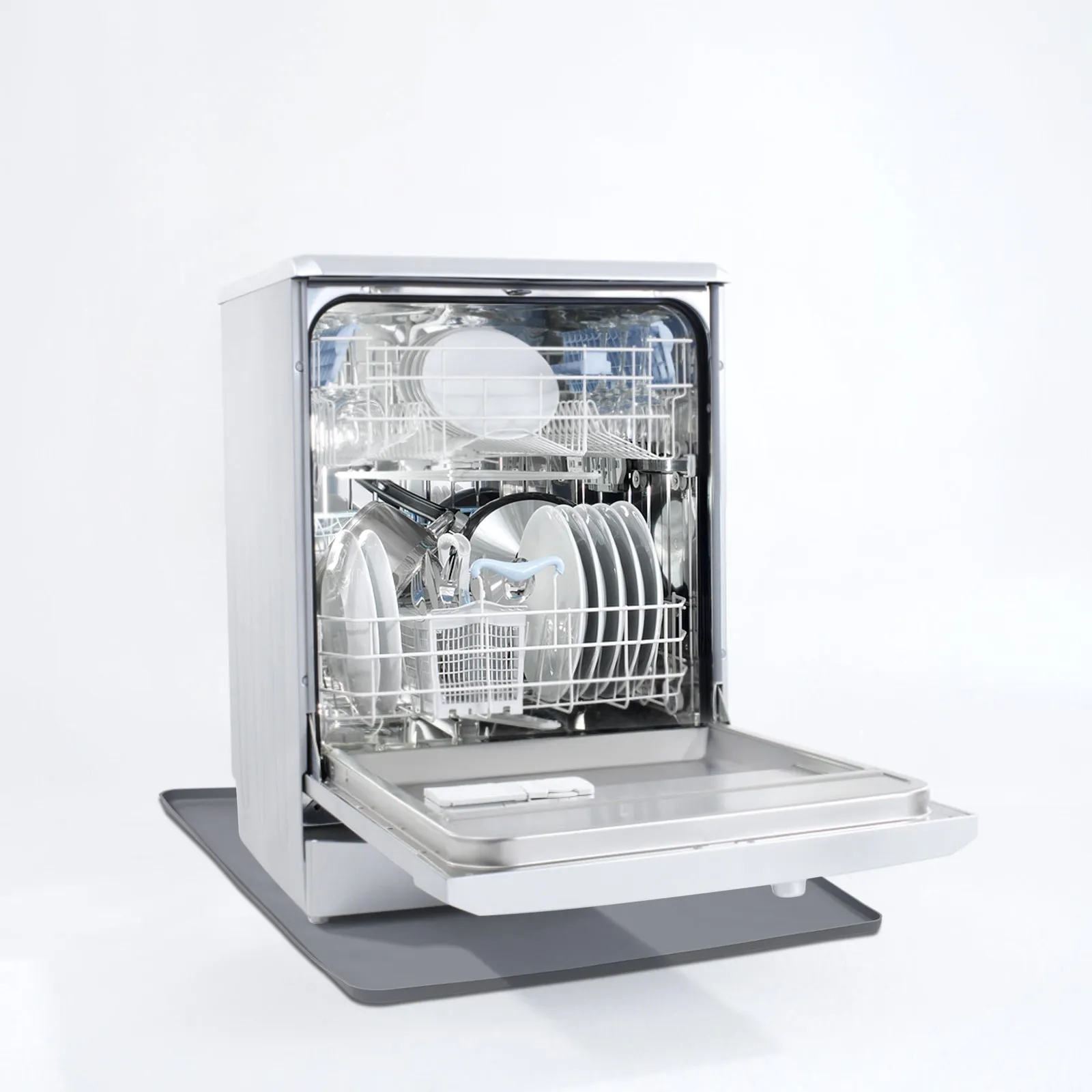 Anti-Leak Dishwasher Drip Pan for Most Models Silicone Floor Protector Mat with Raised Edges for Spill Containment
Anti-Leak Dishwasher Drip Pan for Most Models Silicone Floor Protector Mat with Raised Edges for Spill Containment