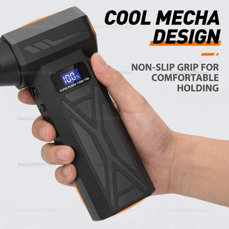 Портативная турбовоздуходувка P70 с LED-дисплеем, на аккумуляторе, 4 скорости, регулируемая, для уборки пыли, ручная воздуходувка для улицы
Портативная турбовоздуходувка P70 с LED-дисплеем, на аккумуляторе, 4 скорости, регулируемая, для уборки пыли, ручная воздуходувка для улицы