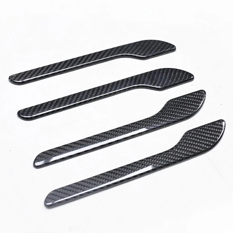 For 2021-2022 Tesla model 3 & Y handle carbon fiber cover carbon fiber interior accessories - 4 pcs
For 2021-2022 Tesla model 3 & Y handle carbon fiber cover carbon fiber interior accessories - 4 pcs