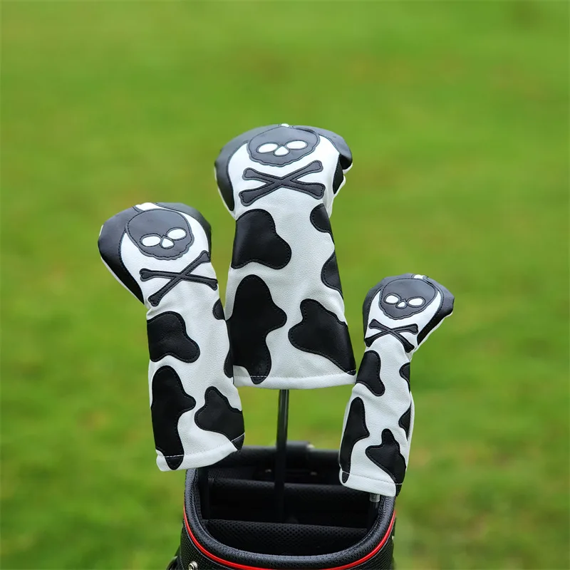Skull Design Golf Fairway Wood Headcover - Simple Style Universal Protective Club Head Cover
Skull Design Golf Fairway Wood Headcover - Simple Style Universal Protective Club Head Cover