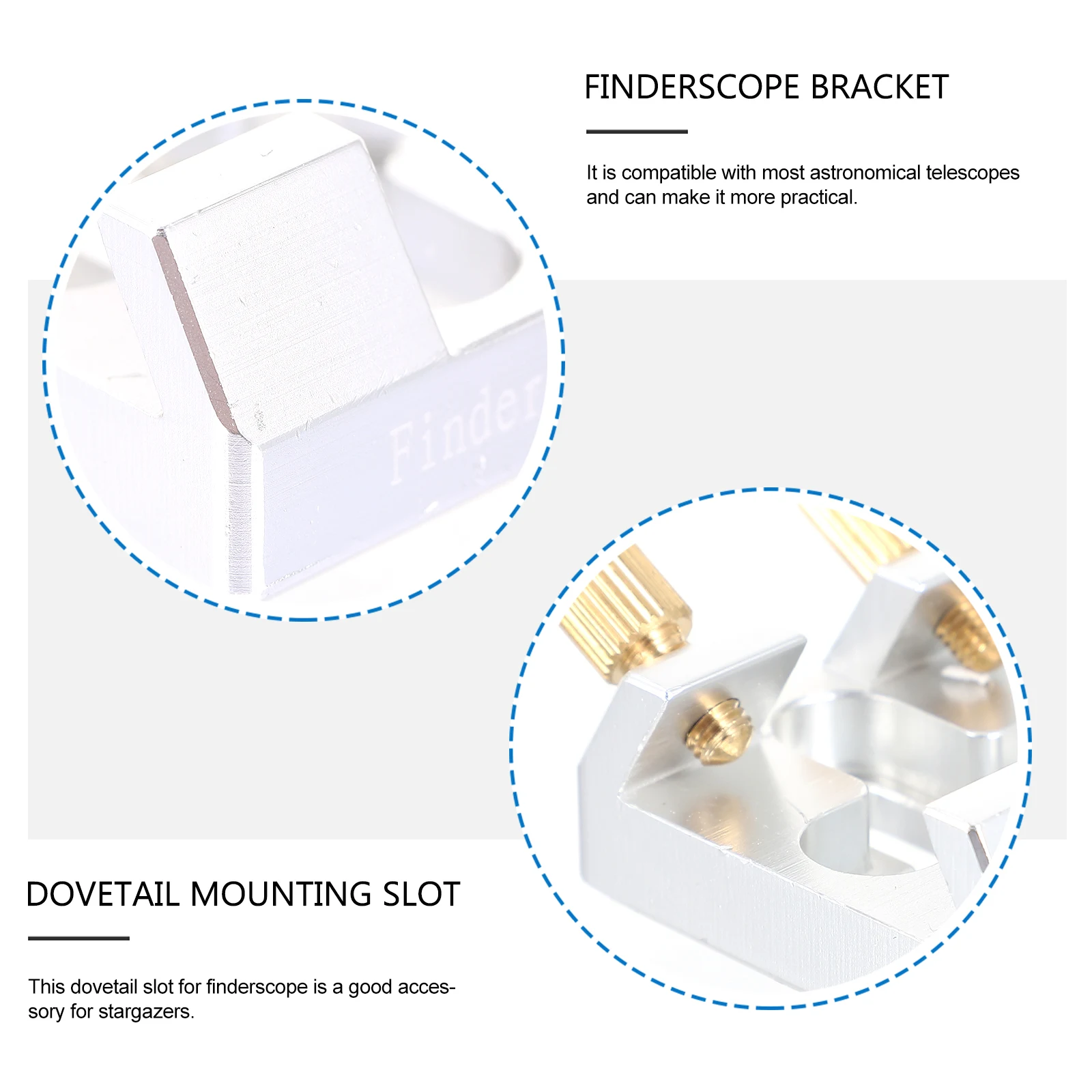 Telescope Base Dovetail Slot for Astronomical Mounting Mounted Aluminum Bracket
Telescope Base Dovetail Slot for Astronomical Mounting Mounted Aluminum Bracket