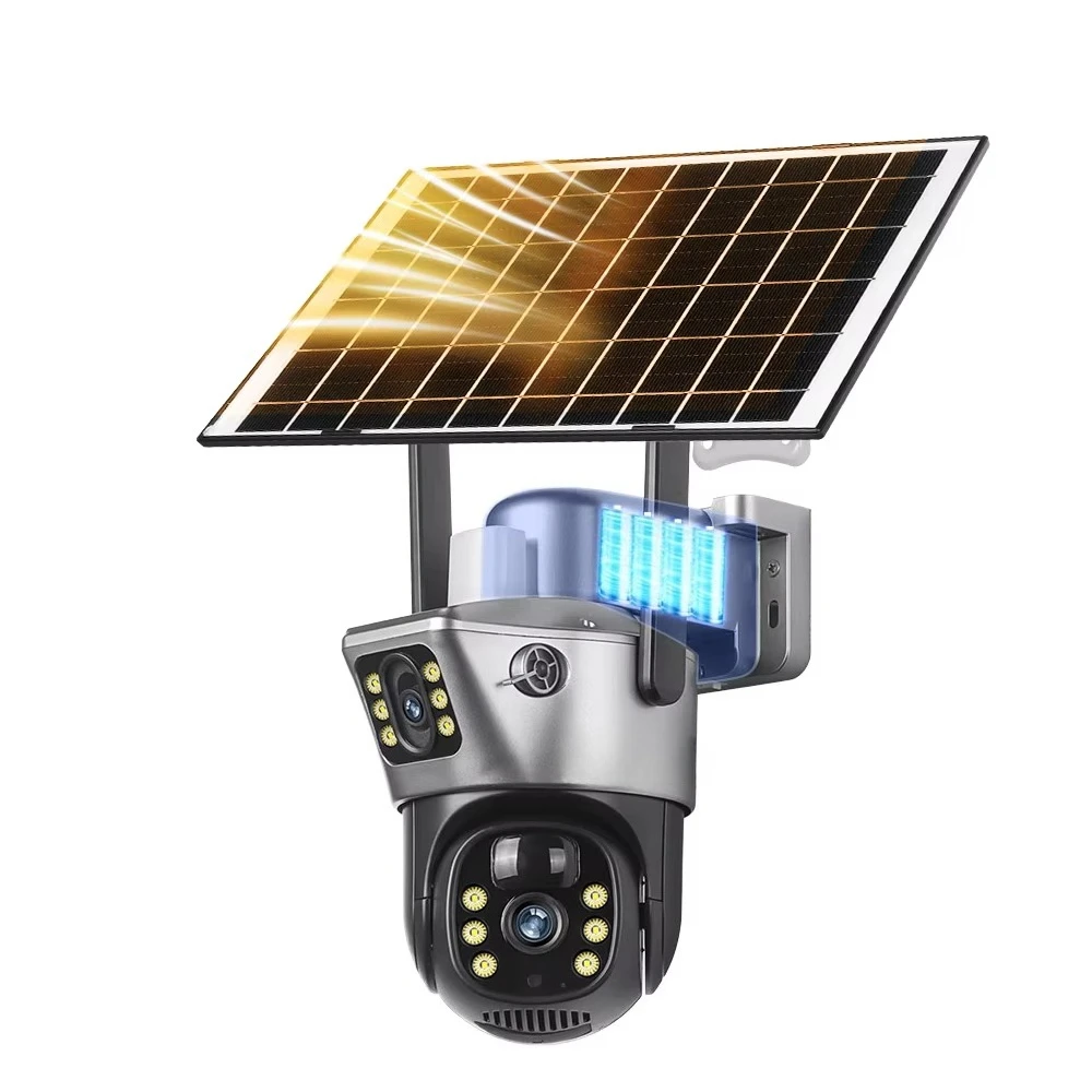 Indoor Outdoor Security Camera 360 Degree CCTV Night Vision ICSee Dual Lens Monitor Wireless WiFi 4G Solar Camera
Indoor Outdoor Security Camera 360 Degree CCTV Night Vision ICSee Dual Lens Monitor Wireless WiFi 4G Solar Camera