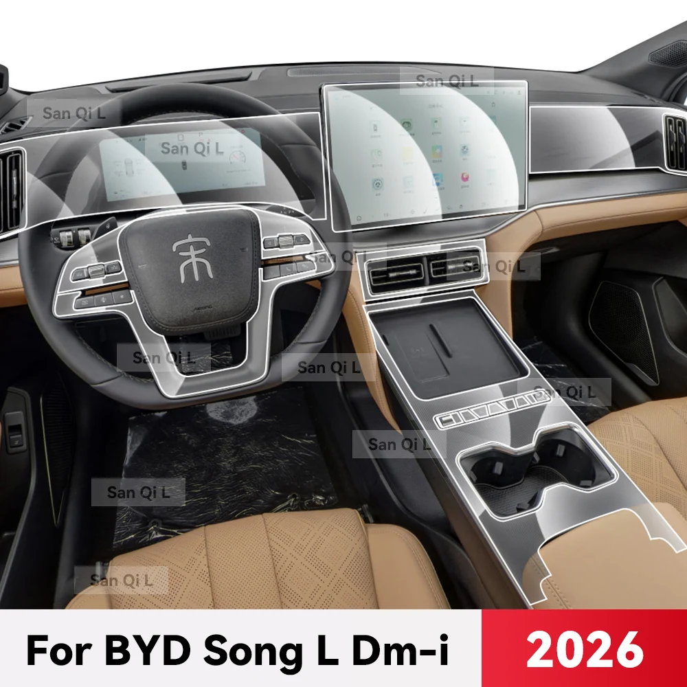 Transparent TPU For BYD SONG L DM-i 2026 Car Center Console Media Dashboard Navigation Anti-scratch Protector Interior Film
Transparent TPU For BYD SONG L DM-i 2026 Car Center Console Media Dashboard Navigation Anti-scratch Protector Interior Film