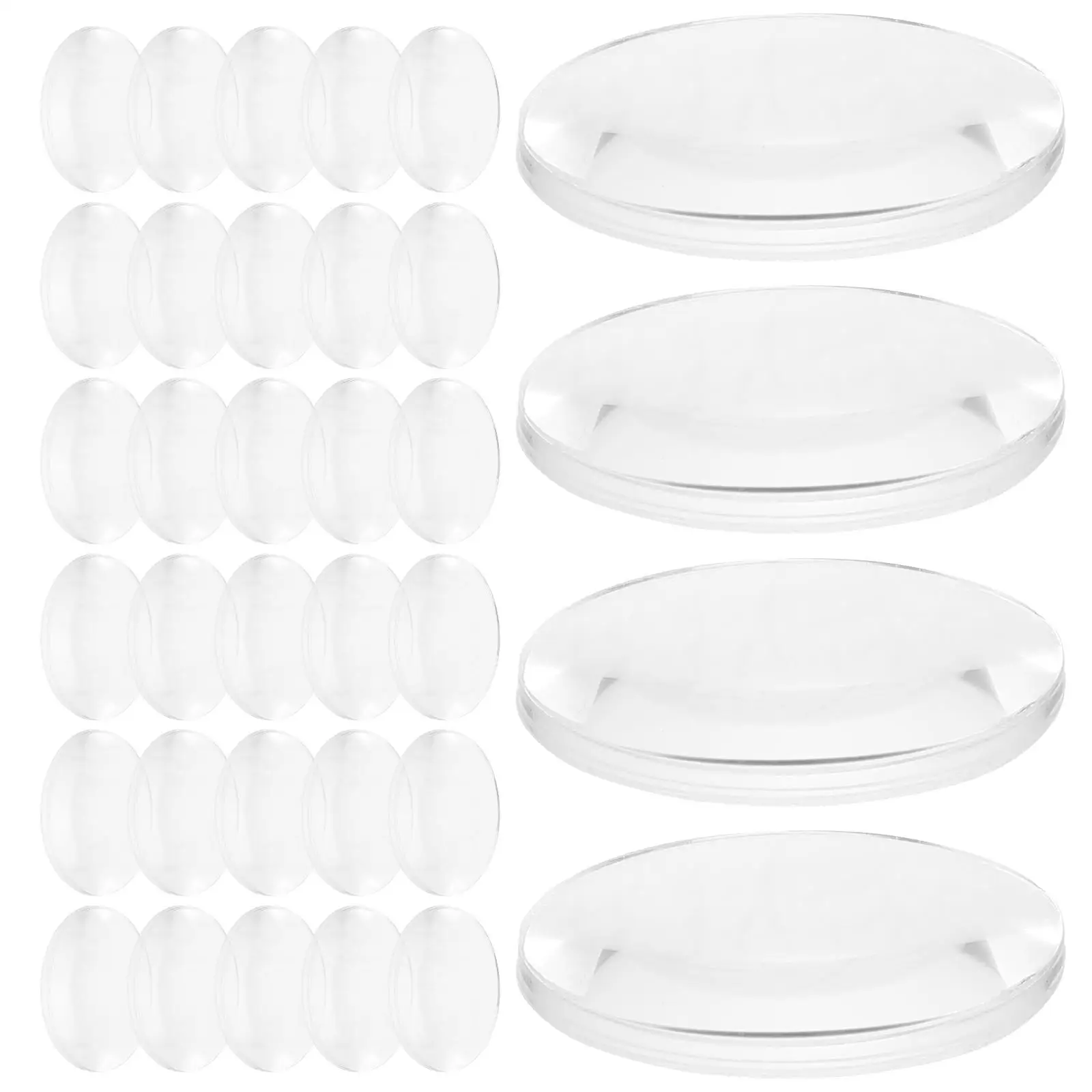 60 Pcs Biconvex Lens 1 Inch Transparent Acrylic Optical Lenses for DIY Crafts Science Teaching Tools Physics Lab Experiment Aids
60 Pcs Biconvex Lens 1 Inch Transparent Acrylic Optical Lenses for DIY Crafts Science Teaching Tools Physics Lab Experiment Aids