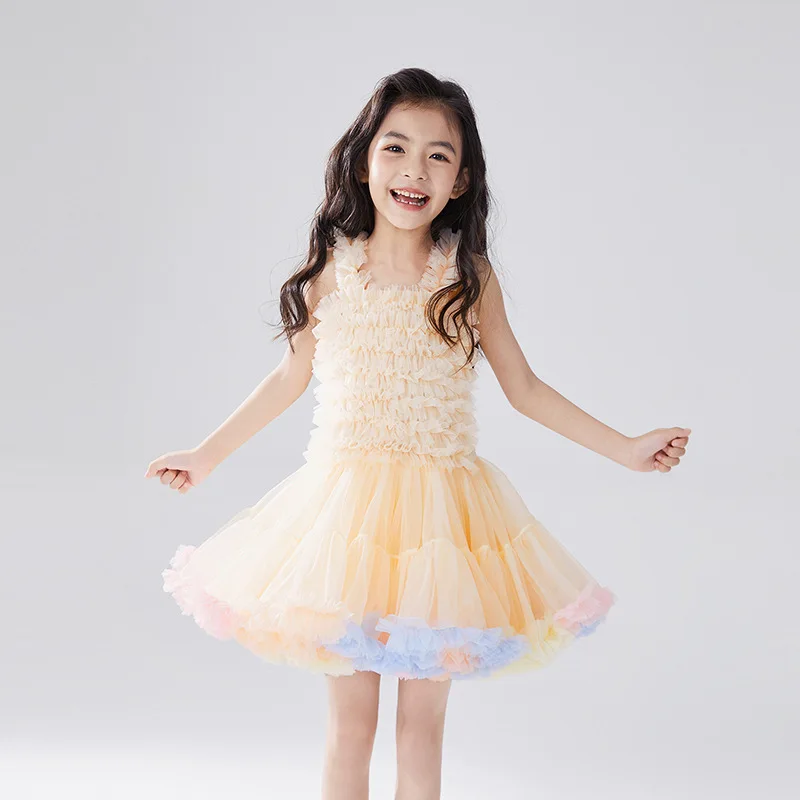 Children's Strap Princess DresstutuGirls' Dress Mesh Cake Dress Children's Day Puffy Dress
Children's Strap Princess DresstutuGirls' Dress Mesh Cake Dress Children's Day Puffy Dress