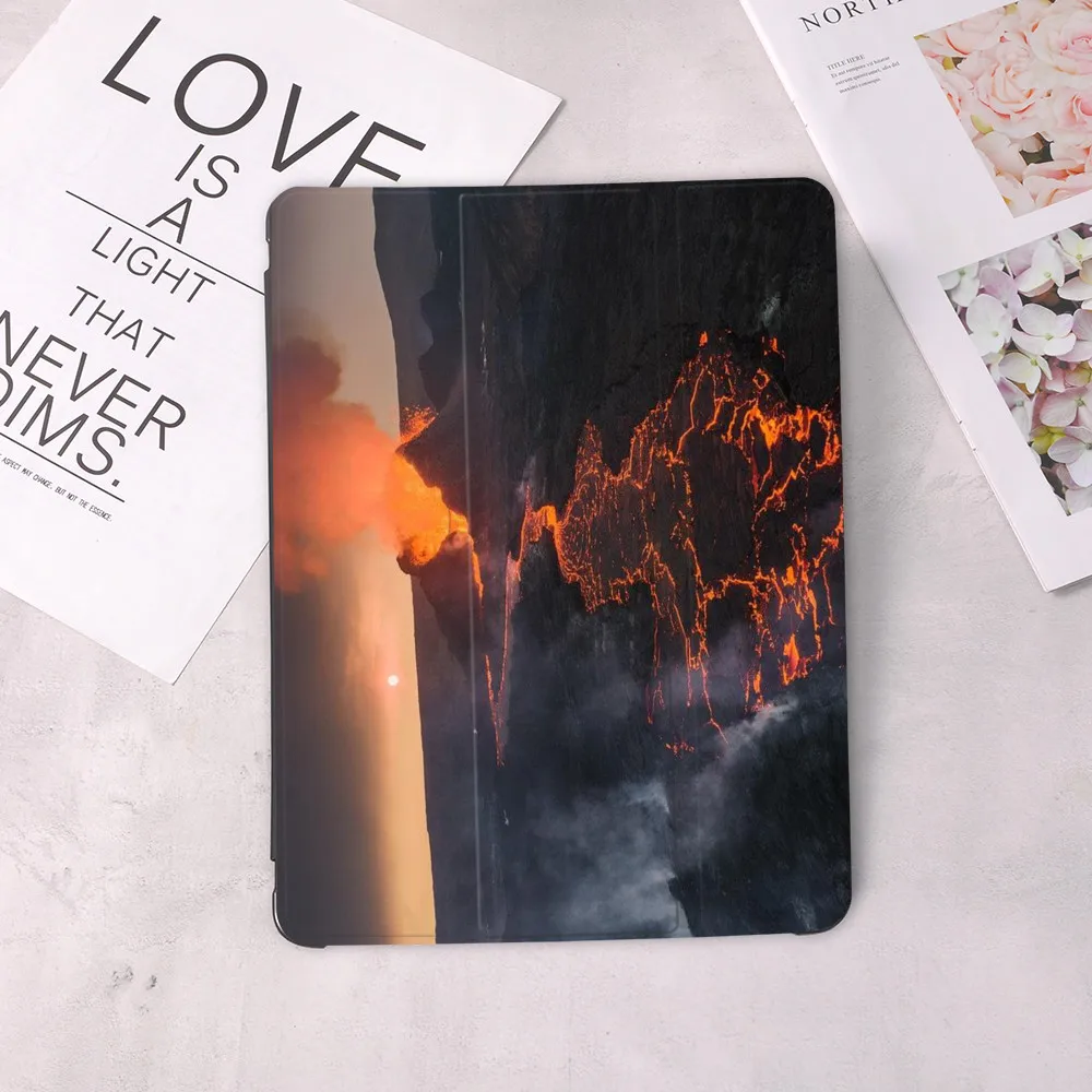 Black Volcano Nature Soft Case for iPad 10.9 Air 4 2020 Smart Cover for iPad 9.7 6th 10.2 8th Generation Mini 6 12.9 iPad Pro
Black Volcano Nature Soft Case for iPad 10.9 Air 4 2020 Smart Cover for iPad 9.7 6th 10.2 8th Generation Mini 6 12.9 iPad Pro