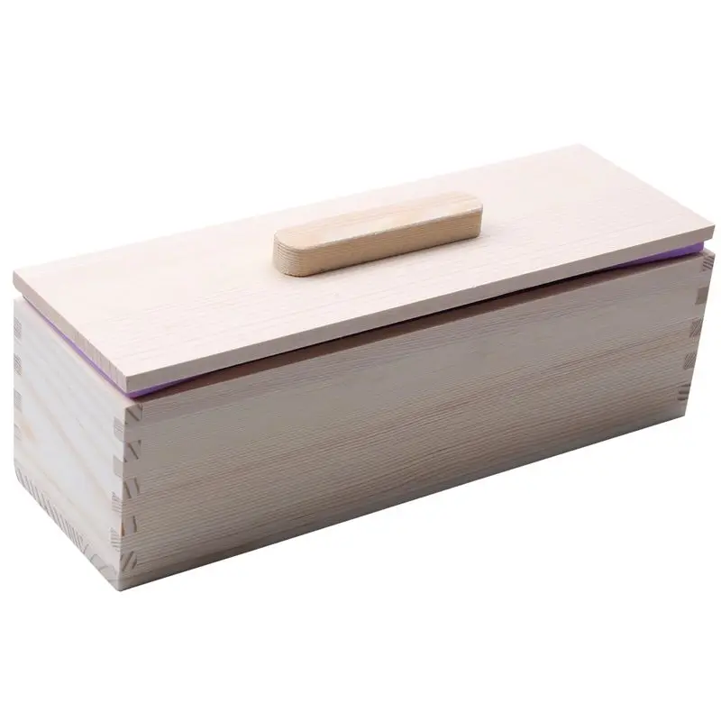 3X Rectangular Wooden Soap Mold With Silicone Liner Cover Loaf Soap Mold Tool DIY Soap Candle Mold 1200G Mold-AT36
3X Rectangular Wooden Soap Mold With Silicone Liner Cover Loaf Soap Mold Tool DIY Soap Candle Mold 1200G Mold-AT36