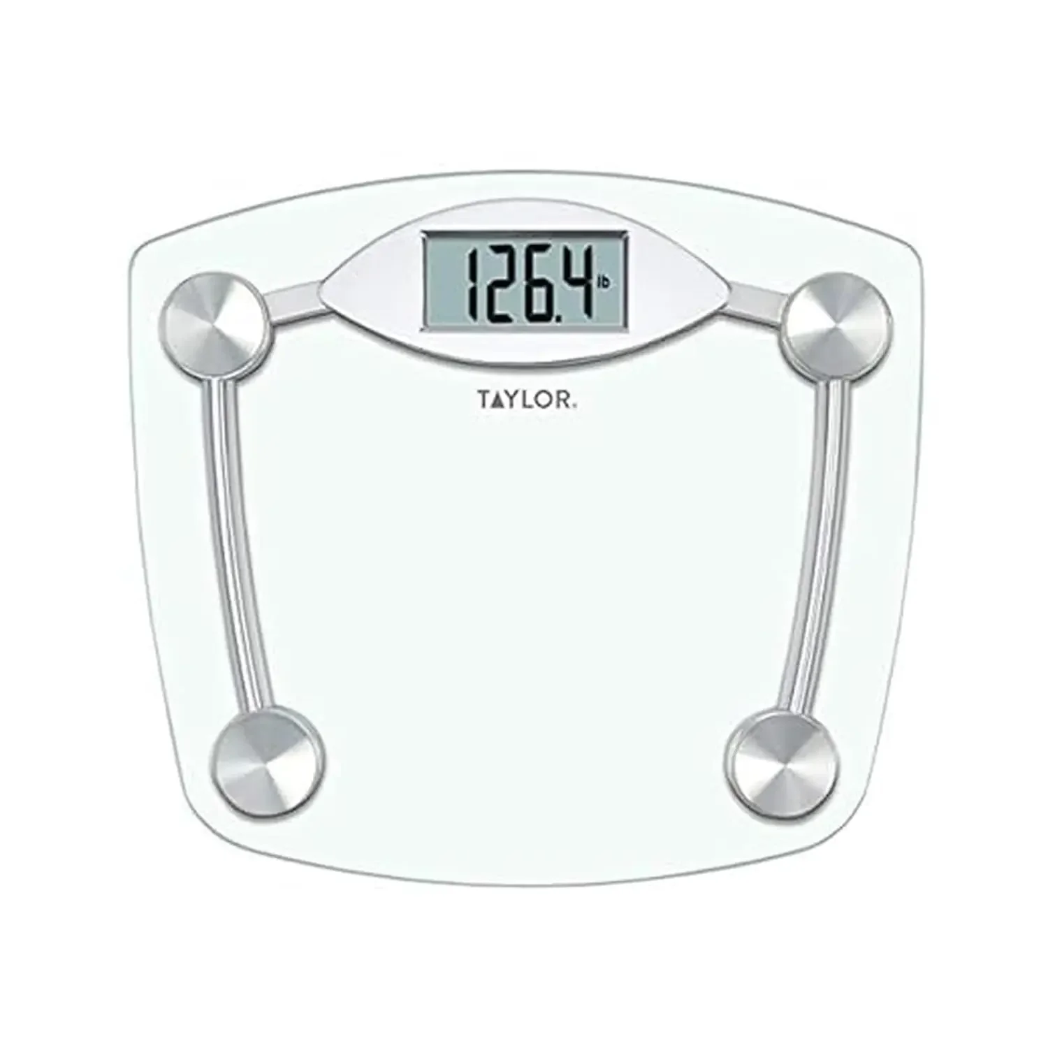 Digital Bathroom Scale, 400 Lb Capacity, Clear Glass With Chrome Base
Digital Bathroom Scale, 400 Lb Capacity, Clear Glass With Chrome Base