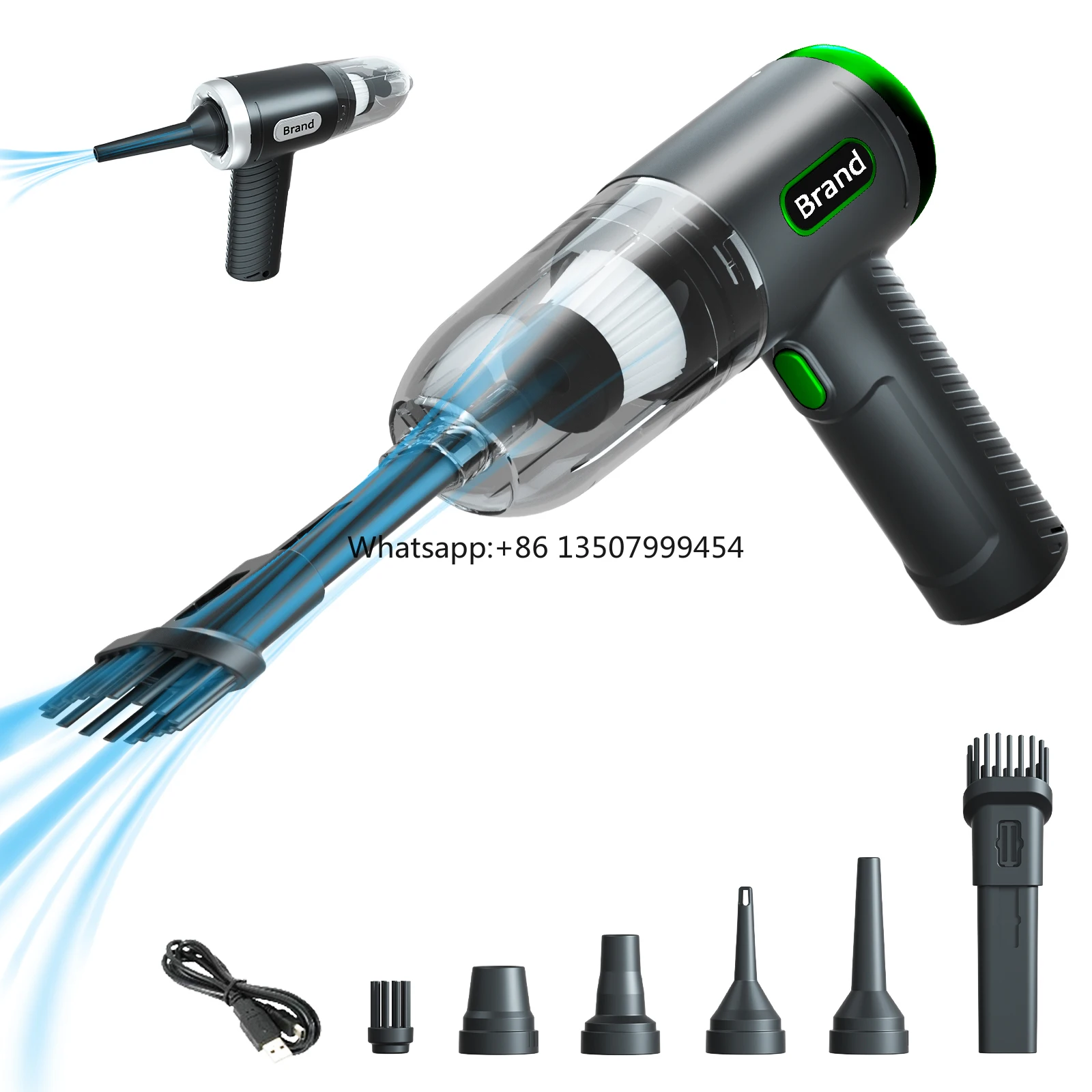 New Arrival Wireless 2 in 1 Blow-suction Integrated Home Car Dust Collector Portable Handheld Car Vacuum Cleaner
New Arrival Wireless 2 in 1 Blow-suction Integrated Home Car Dust Collector Portable Handheld Car Vacuum Cleaner