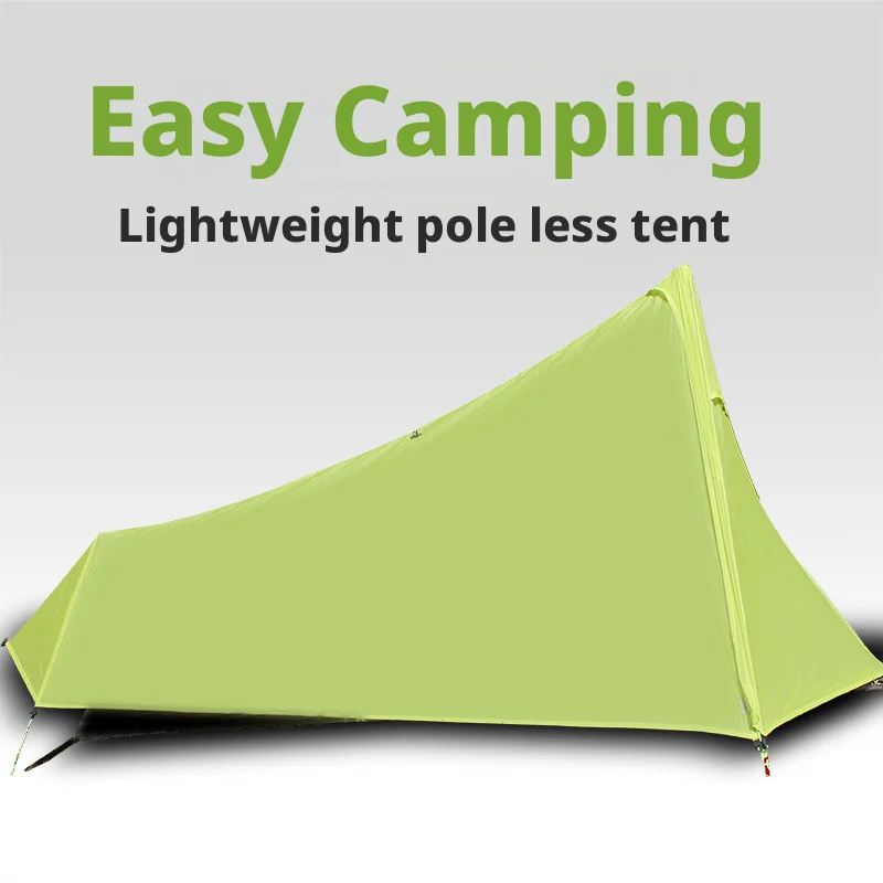 Ultra Light 15D Nylon Double Silicone Oil One Person Double Layer Rainproof Mosquito-proof All-weather Hiking Camping tent
Ultra Light 15D Nylon Double Silicone Oil One Person Double Layer Rainproof Mosquito-proof All-weather Hiking Camping tent