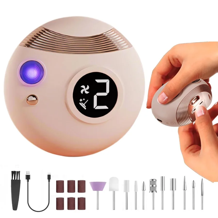 Upgraded 3 in 1 Rechargeable Electric Nail Clippers with Polishing Function Dust Collection Chamber Builtin LED Light and UV Cu
Upgraded 3 in 1 Rechargeable Electric Nail Clippers with Polishing Function Dust Collection Chamber Builtin LED Light and UV Cu