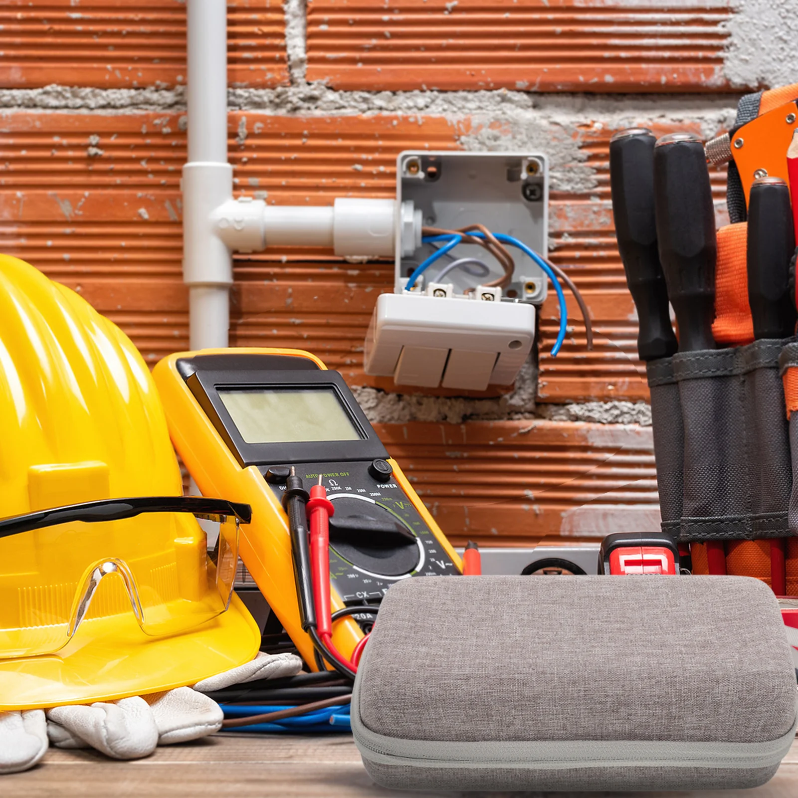 Versatile Waterproof Electrician Tool Pouch Heavy Duty Hard Shell Portable Storage Bag for Hand Tools Accessories
Versatile Waterproof Electrician Tool Pouch Heavy Duty Hard Shell Portable Storage Bag for Hand Tools Accessories