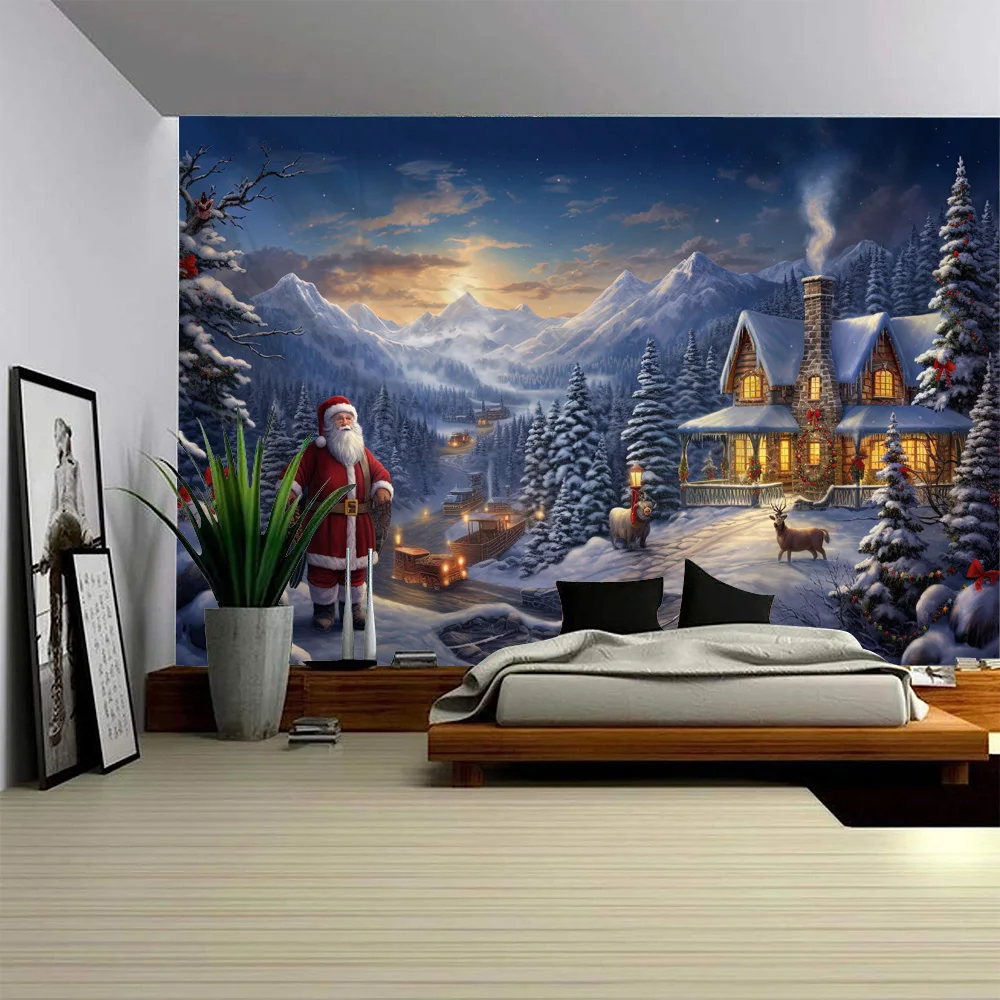 Christmas Home Decoration Poster Tapestry Christmas Tree Snowman Christmas Gift Bedroom Dormitory Wall Background Cloth
Christmas Home Decoration Poster Tapestry Christmas Tree Snowman Christmas Gift Bedroom Dormitory Wall Background Cloth