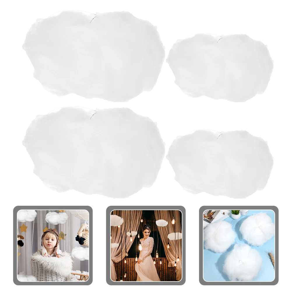 4 Pcs Simulated Cloud Decor Wedding Background Decor Props Christmas Birthday Party Living Room Diy Hanging Decor Cotton Cloud
4 Pcs Simulated Cloud Decor Wedding Background Decor Props Christmas Birthday Party Living Room Diy Hanging Decor Cotton Cloud