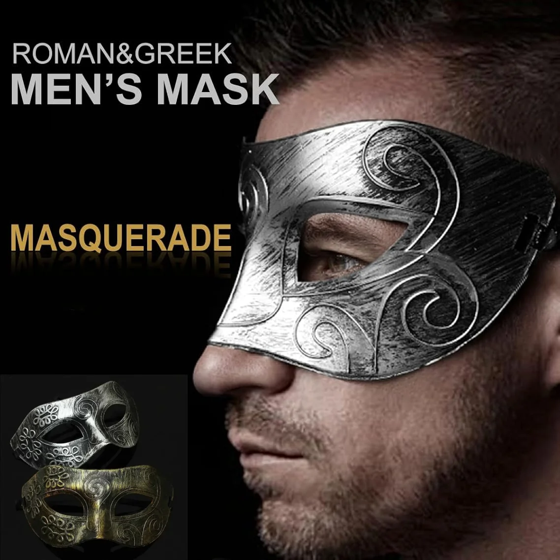 Masquerade Retro Half Face Mask Gold Silver Tone Gentleman Style Halloween Party Cosplay Carnival Eye Photo Prop Wholesale
Masquerade Retro Half Face Mask Gold Silver Tone Gentleman Style Halloween Party Cosplay Carnival Eye Photo Prop Wholesale