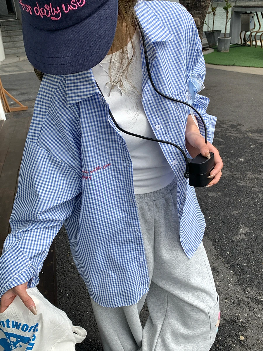 COK Women's Loose Plaid irt Spring Faion Ribbon Knot Slim Fit Long Sve UV Protection Commute Sle Outerwear
COK Women's Loose Plaid irt Spring Faion Ribbon Knot Slim Fit Long Sve UV Protection Commute Sle Outerwear