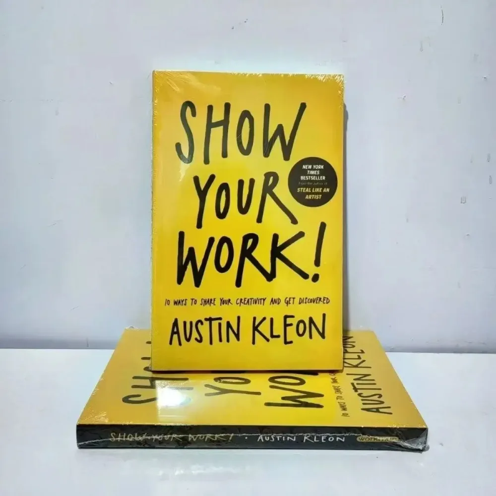 Show Your Work! by Austin Kleon -10 Ways to Share Your Creativity & Get Discovered Self-Help Book for Artists Entrepreneurs Gift
Show Your Work! by Austin Kleon -10 Ways to Share Your Creativity & Get Discovered Self-Help Book for Artists Entrepreneurs Gift