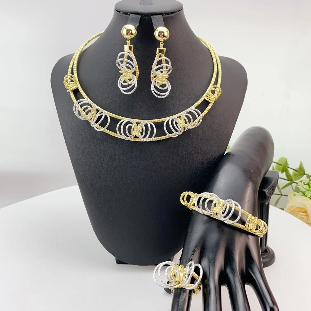 Latest Brazilian Exquisite Handmade Beautiful Necklace Wedding Party Accessories Fashion Women Jewelry Set FHK28648
Latest Brazilian Exquisite Handmade Beautiful Necklace Wedding Party Accessories Fashion Women Jewelry Set FHK28648