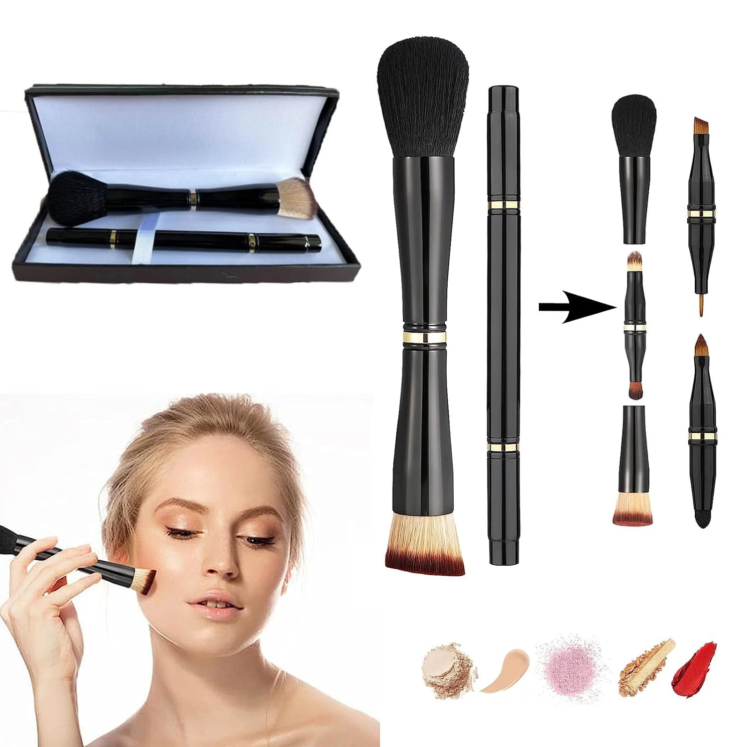 Taking Your Makeup Game to the Next Level: Flawlessly Finish Your Look with This Essential Brush Set. Effortlessly Blend, Buff,
Taking Your Makeup Game to the Next Level: Flawlessly Finish Your Look with This Essential Brush Set. Effortlessly Blend, Buff,