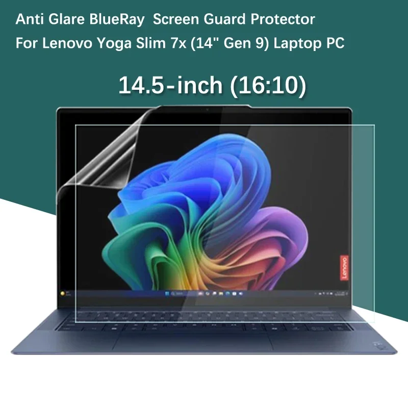 2X Anti Glare BlueRay 14.5-inch Screen Guard Protector For Lenovo Yoga Slim 7x 14" Gen9 /7x Gen 9 (14″ Snapdragon) Laptop 16:10
2X Anti Glare BlueRay 14.5-inch Screen Guard Protector For Lenovo Yoga Slim 7x 14" Gen9 /7x Gen 9 (14″ Snapdragon) Laptop 16:10