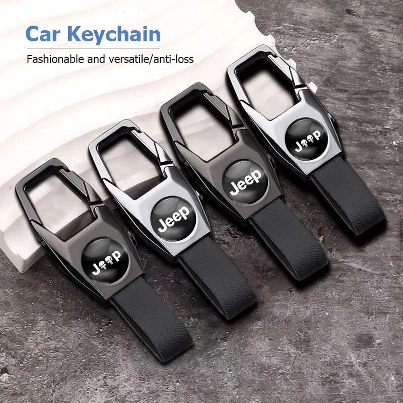 Heavy Duty Zinc Alloy Car Key Chain For Jeep Renegade Wrangler JK Grand Cherokee Compass Leather Car Key Ring Holder Accessory
Heavy Duty Zinc Alloy Car Key Chain For Jeep Renegade Wrangler JK Grand Cherokee Compass Leather Car Key Ring Holder Accessory