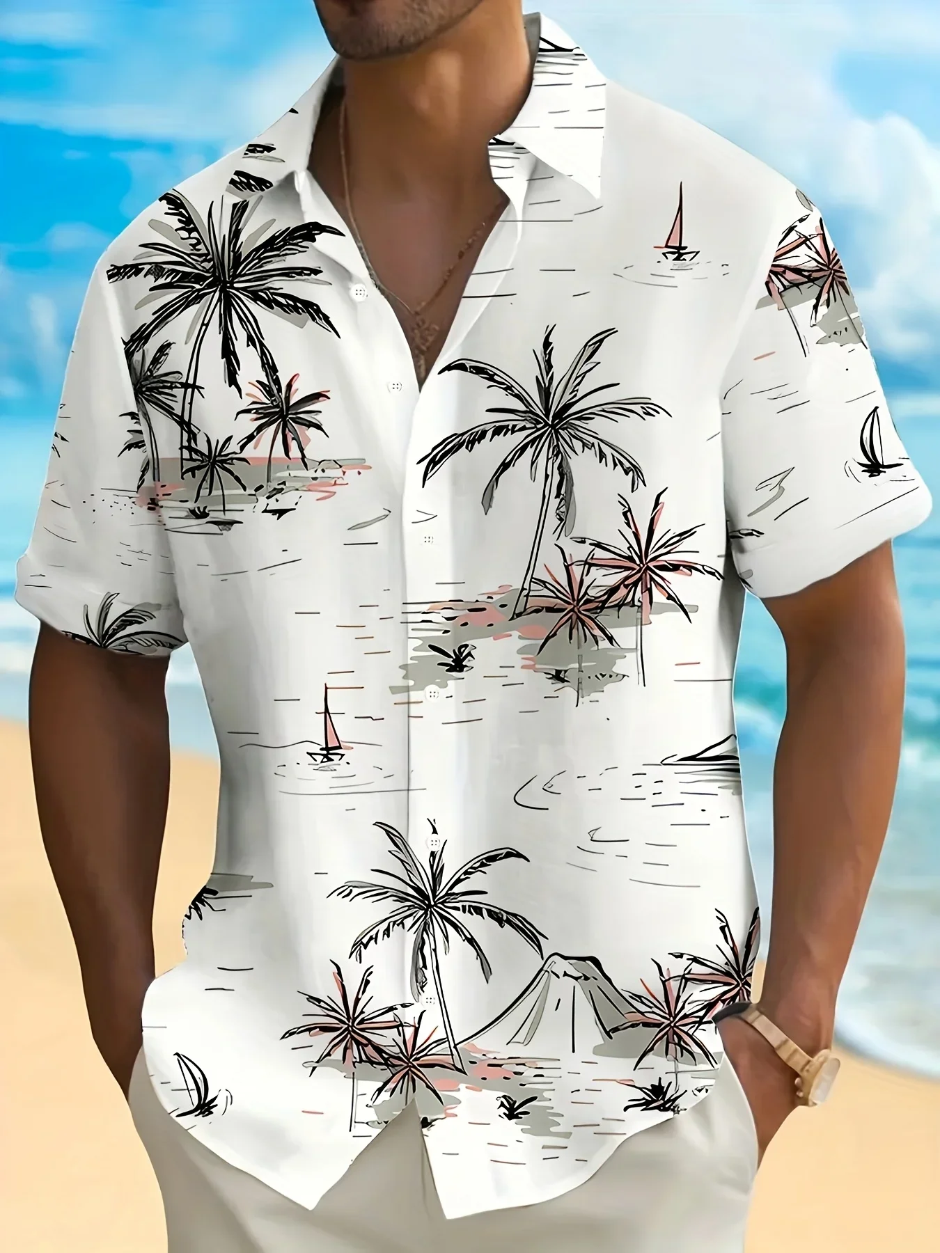 Men's Stylish Party Outfit Shirt SummerMan Women Short Sleeve Hawaiian Fashion Print Lightweight Beach Tops
Men's Stylish Party Outfit Shirt SummerMan Women Short Sleeve Hawaiian Fashion Print Lightweight Beach Tops