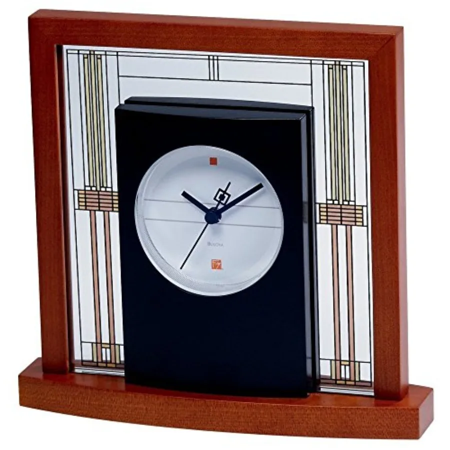 B7756 Willits Frank Lloyd Wright Table Clock
B7756 Willits Frank Lloyd Wright Table Clock