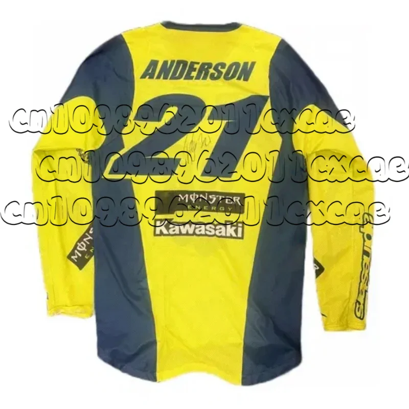 25/26 Горячая осень Мотокросс Kawasaki # Реплика Джерси Андерсона 21, мужские и женские, объемные, дышащие, быстросохнущие, с длинным рукавом
25/26 Горячая осень Мотокросс Kawasaki # Реплика Джерси Андерсона 21, мужские и женские, объемные, дышащие, быстросохнущие, с длинным рукавом