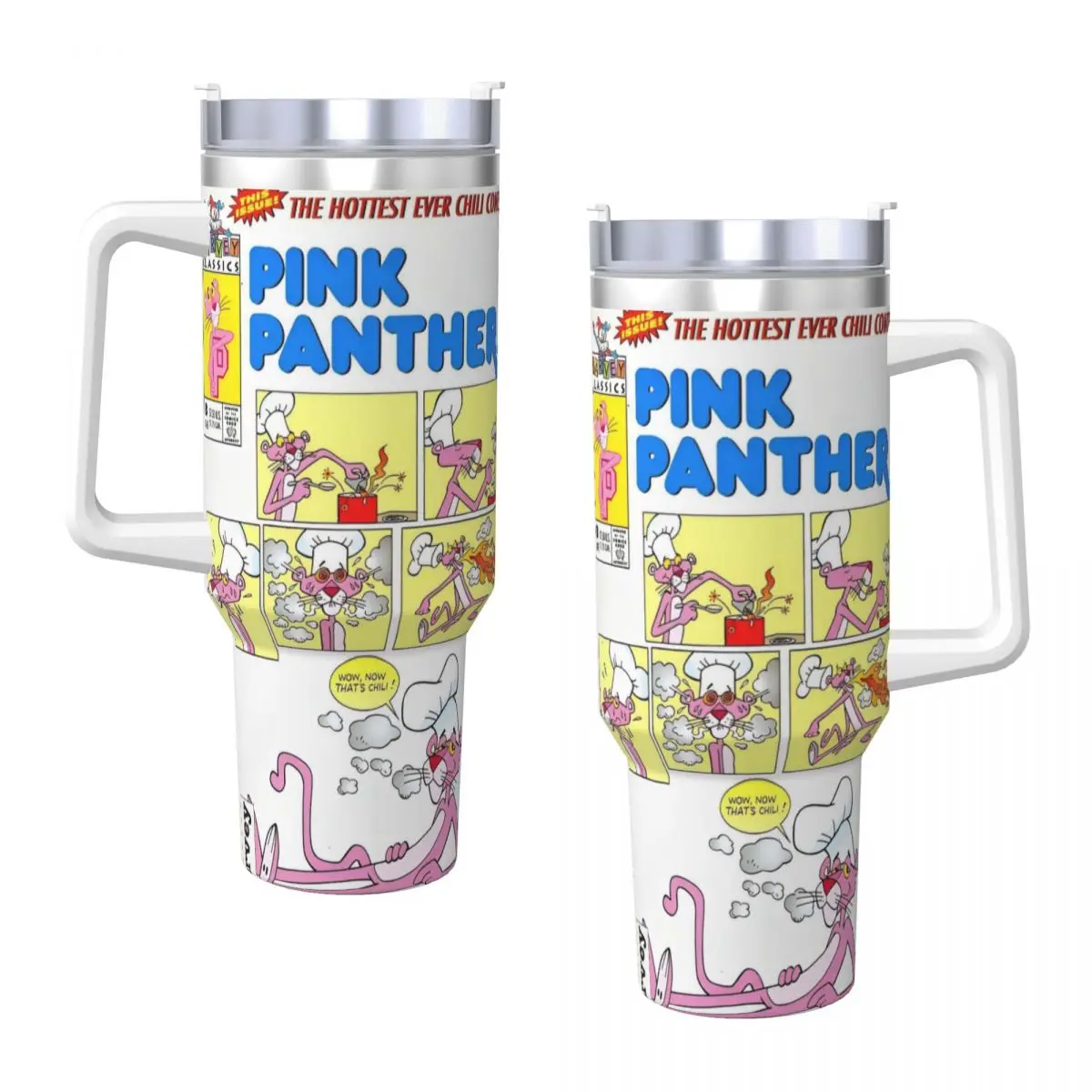 The P-Pink Panther Stainless Steel Tumbler Camping Thermal Cups With Straws and Lid 40oz Car Mugs Cold Drink Water Bottle
The P-Pink Panther Stainless Steel Tumbler Camping Thermal Cups With Straws and Lid 40oz Car Mugs Cold Drink Water Bottle