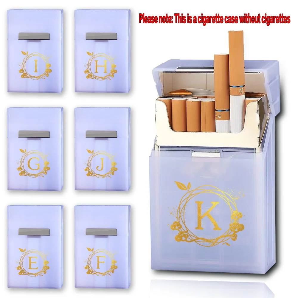 Plastic Cigarette Storage Case With Magnetic Buckle Waterproof Cigarette Storage Box Smoke Accessories Wreath Letter Pattern
Plastic Cigarette Storage Case With Magnetic Buckle Waterproof Cigarette Storage Box Smoke Accessories Wreath Letter Pattern