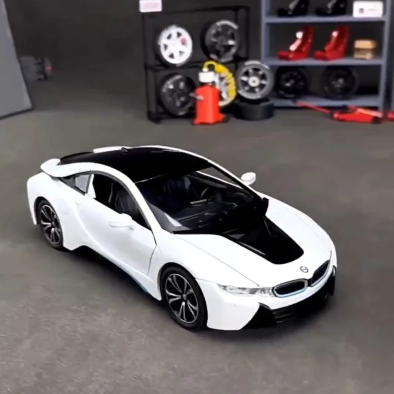 1:22 BMW I8 Sports Car Alloy Diecast Model Car Vehicle Collection Simulation Sound & Light Toys Car Children Birthday Day Gifts
1:22 BMW I8 Sports Car Alloy Diecast Model Car Vehicle Collection Simulation Sound & Light Toys Car Children Birthday Day Gifts