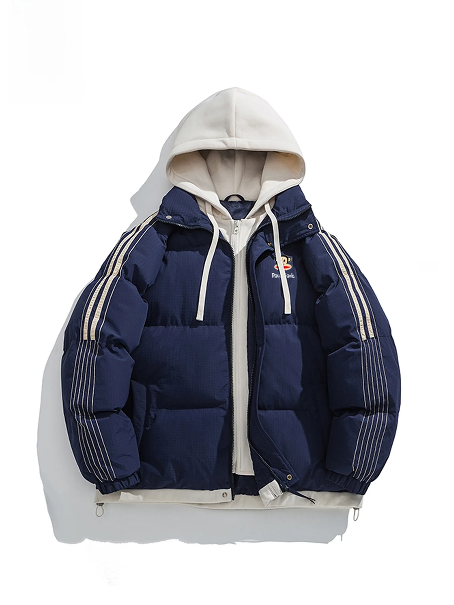 Мужская зимняя теплая хлопковая куртка Paul Frank с капюшоном, молодежная модная свободная куртка на молнии с длинными рукавами
Мужская зимняя теплая хлопковая куртка Paul Frank с капюшоном, молодежная модная свободная куртка на молнии с длинными рукавами