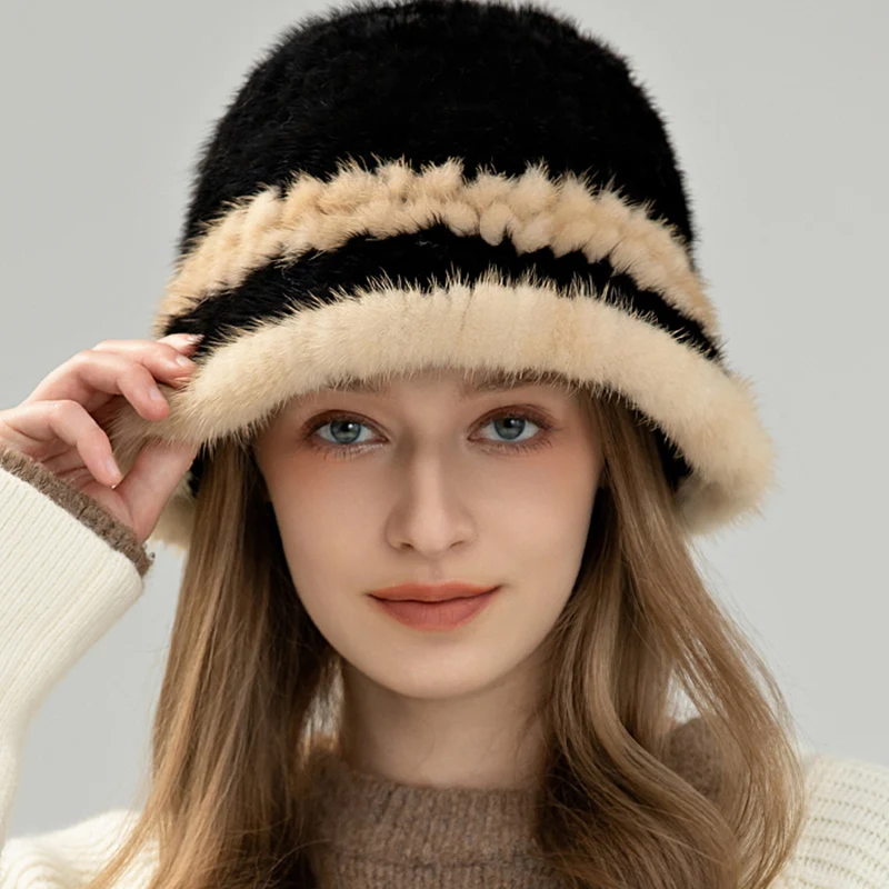 2025 New Style Mink Fur Hats Weaving Bucket Hat Super Soft Women Winter Hat Warm Cap Russian Fashion Ski Beanies Plush Ski Mask
2025 New Style Mink Fur Hats Weaving Bucket Hat Super Soft Women Winter Hat Warm Cap Russian Fashion Ski Beanies Plush Ski Mask