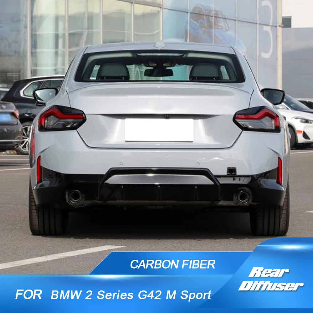 Car Rear Bumper Carbon Fiber Diffuser Lip Spoiler For BMW 2 Series G42 M Sport 2 Door 2022 2023 Rear Diffuser Splitters With LED
Car Rear Bumper Carbon Fiber Diffuser Lip Spoiler For BMW 2 Series G42 M Sport 2 Door 2022 2023 Rear Diffuser Splitters With LED