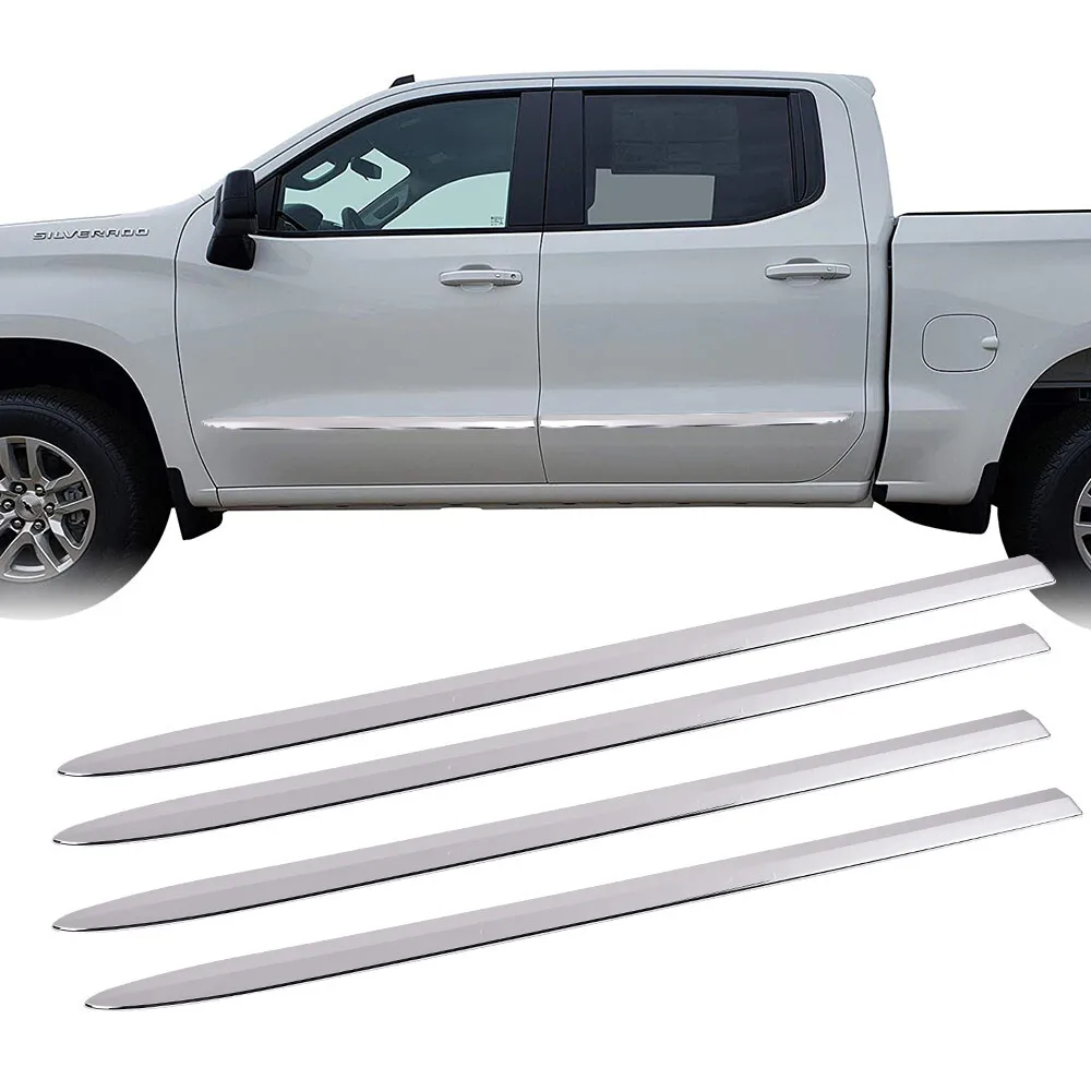 Body Side Molding Trim Fit For 2019-2022 Chevy Silverado 1500 Crew Cab 4-Door
Body Side Molding Trim Fit For 2019-2022 Chevy Silverado 1500 Crew Cab 4-Door