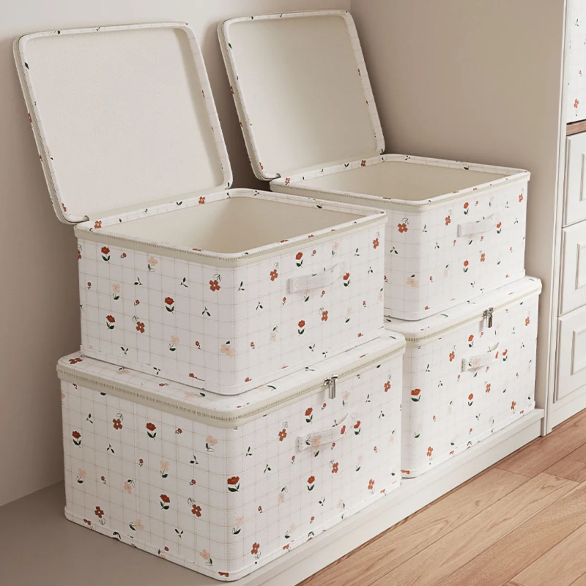 Foldable Storage Box Large Capacity Closet Organizer with Zipper Dustproof Clothes Quilt Blanket Storage Bag Space Saving
Foldable Storage Box Large Capacity Closet Organizer with Zipper Dustproof Clothes Quilt Blanket Storage Bag Space Saving