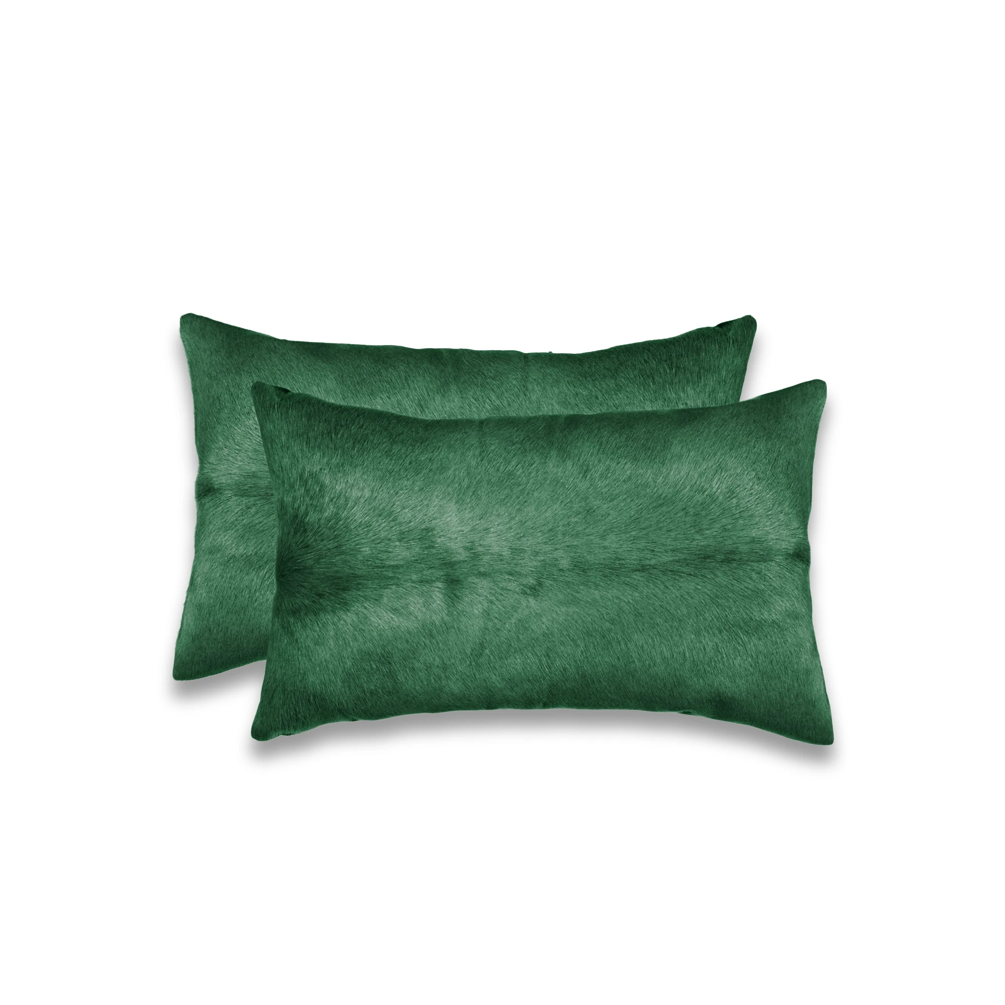 12 inch by 20 inch by 5 inch green cowhide decorative pillow set of two
12 inch by 20 inch by 5 inch green cowhide decorative pillow set of two